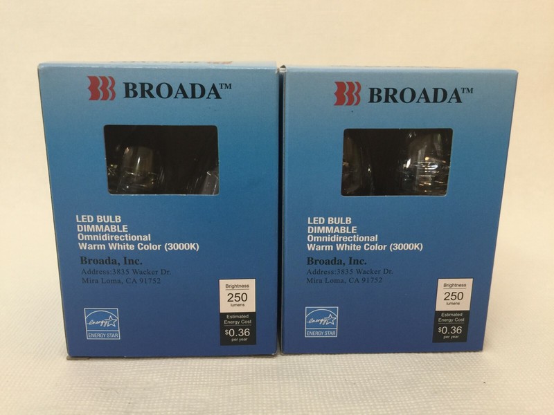 Broada 4 Pack LED Bulbs Dimmable C12 3W Brightness 250 Lumens Warm White 3000K gallery