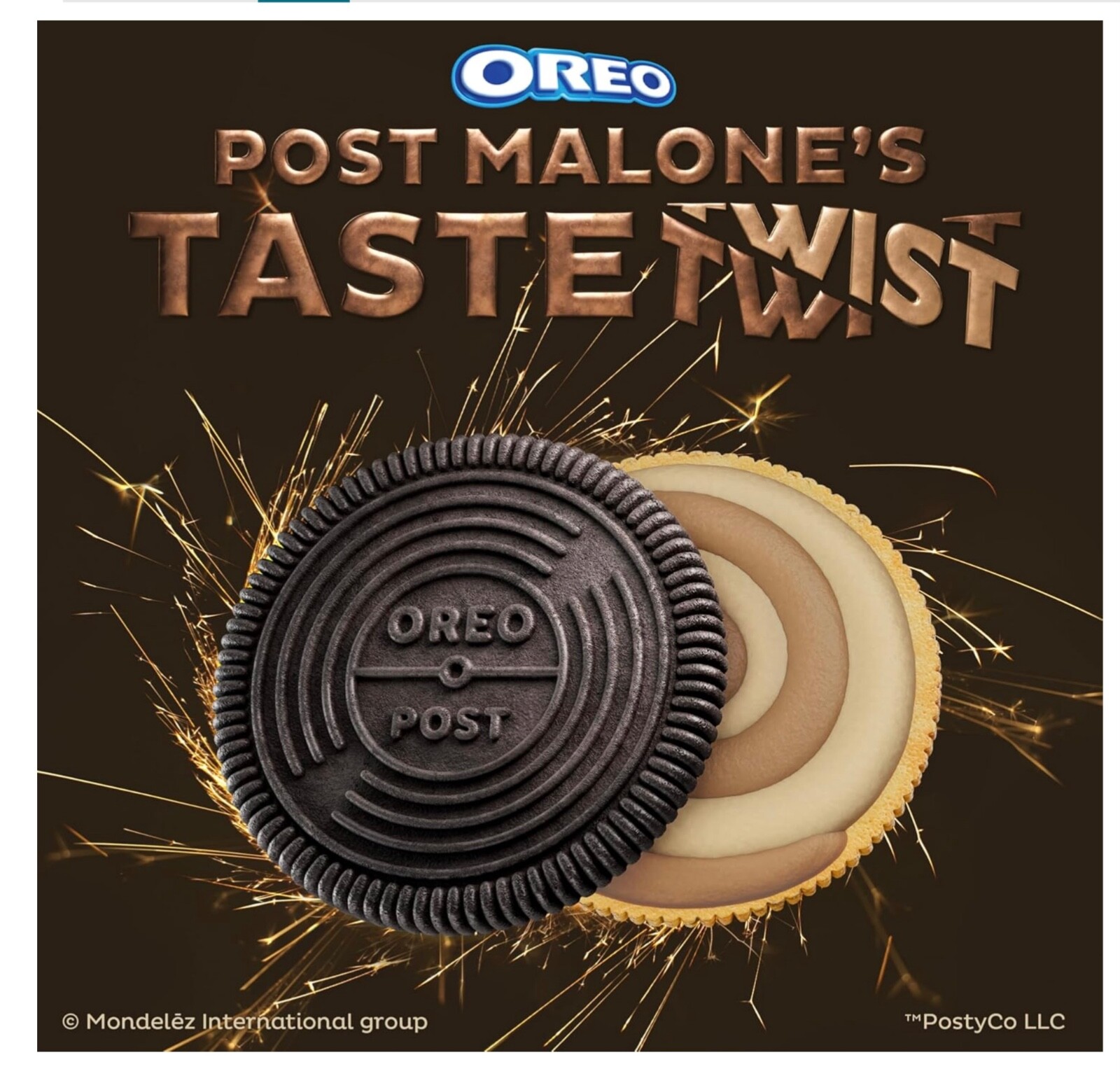 Post Malone OREO Cookies Limited Edition 10.68 oz Salted Caramel Shortbread gallery