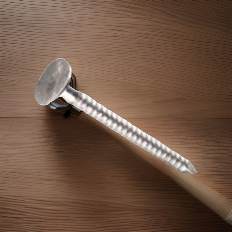 GRIP RITE 1 -1/2" Ring Shank Solid 304 SS Roofing Nails 5LB Box, MAXN62460 gallery