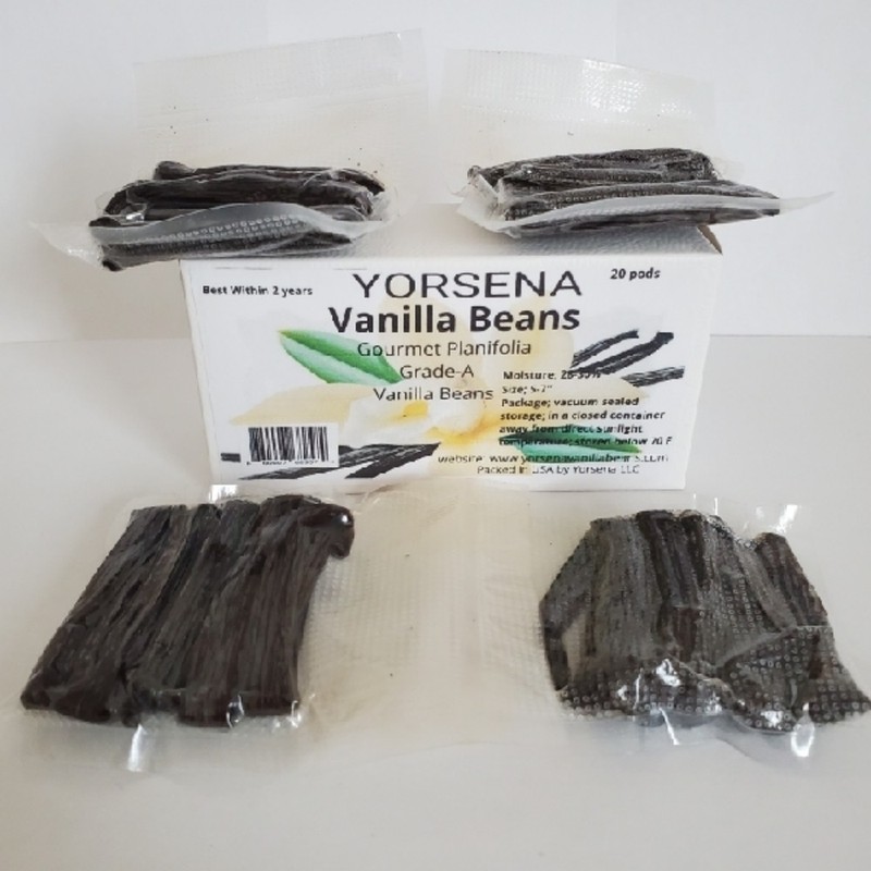 Madagascar Vanilla Beans Grade A , planifolia 20 pods gallery