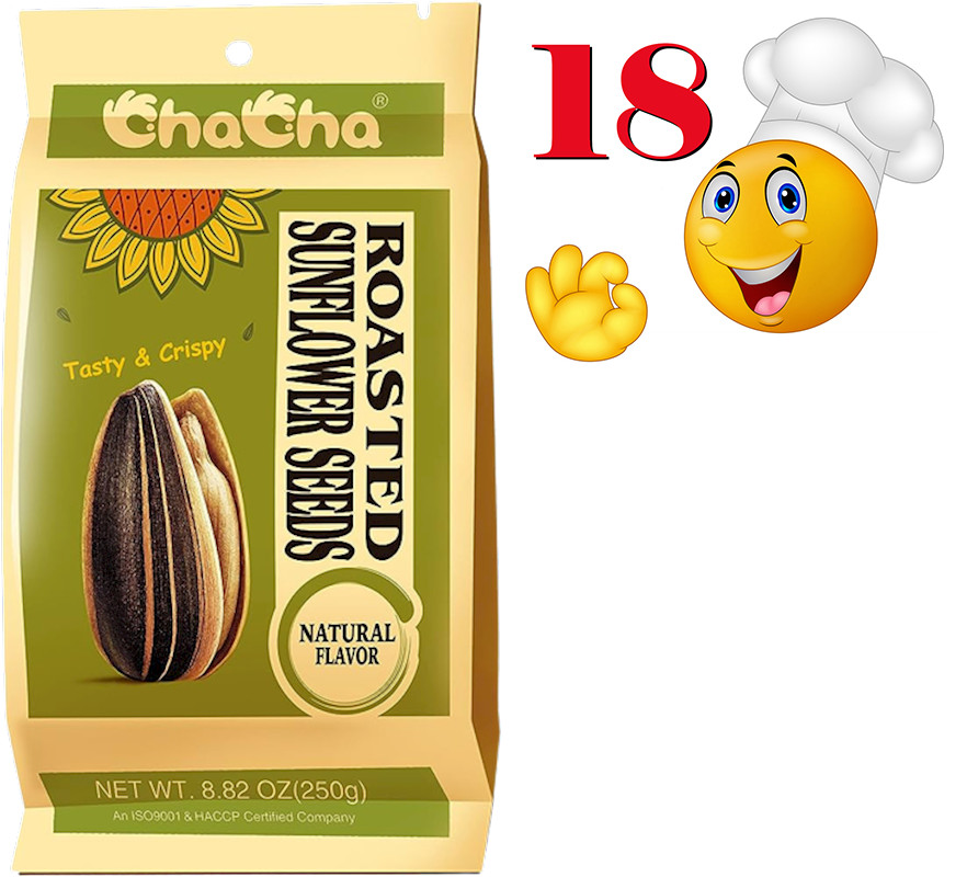18 PACK - CHACHA SUNFLOWER Seeds ROASTED 250g NEW CASE gallery