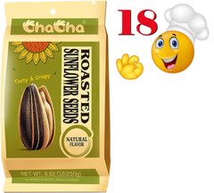 18 PACK – CHACHA SUNFLOWER Seeds ROASTED 250g NEW CASE