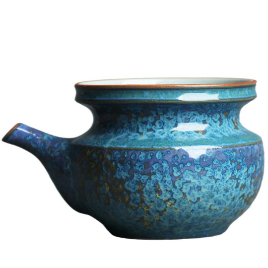 Blue Ceramic Tea Pitcher Pottery Chahai gallery