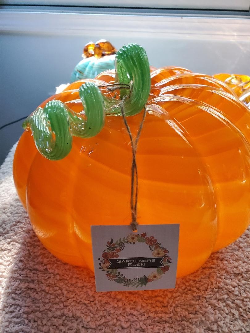 Fall / Autumn / Halloween Glass Pumpkins SELECT ONE gallery