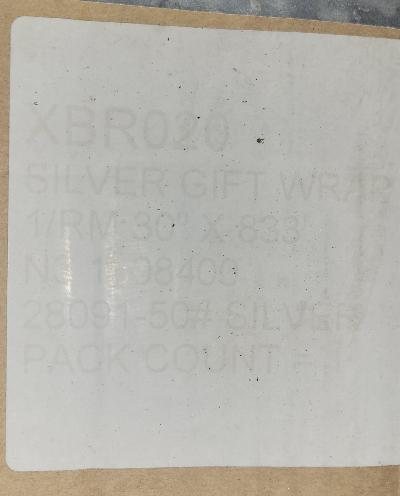 Matte Silver Kraft Heavy Duty Gift Wrap Wrapping Paper 30" X 833' X-Large Roll gallery