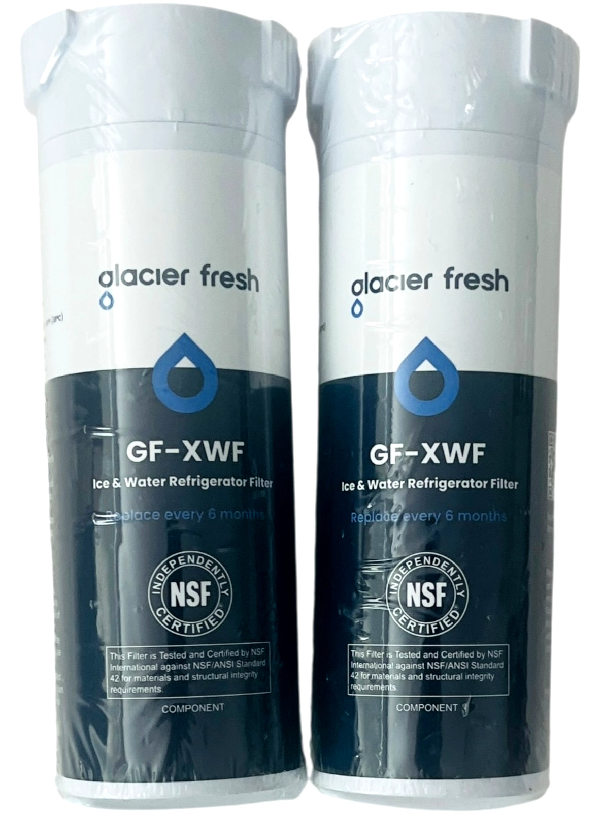 Glacier Fresh GF-XWF Refrigerator Ice & Water Filters - NEW & Sealed - LOT of 2 gallery