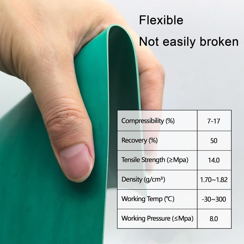Gasket Making Material Paper Sheet High Temp Pressure Chemical Grade for... gallery