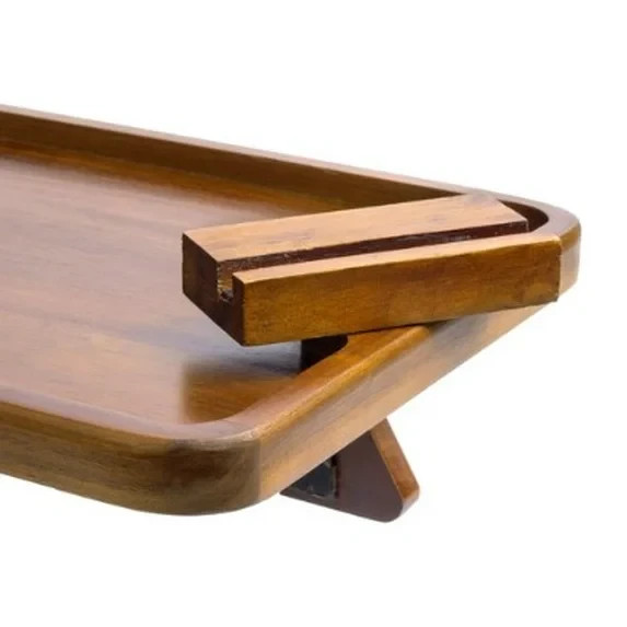Smart Design | Sofa Tray | Armrest Table Phone & Tablet Holder | Brown or Black gallery