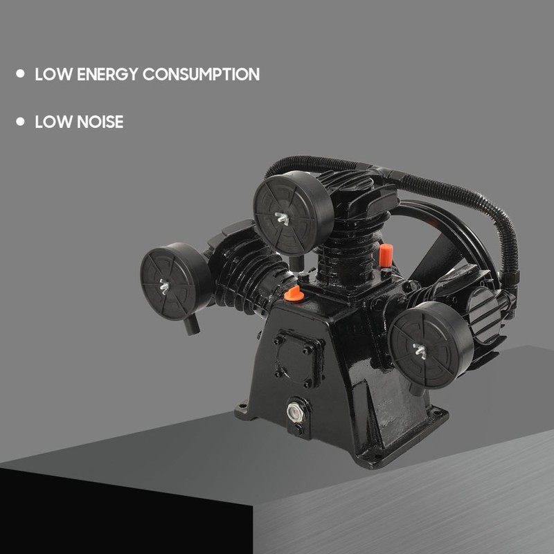 4 HP Single-Stage Replacement Air Compressor Pump 3 Cylinder Head 12.7 CFM Max gallery