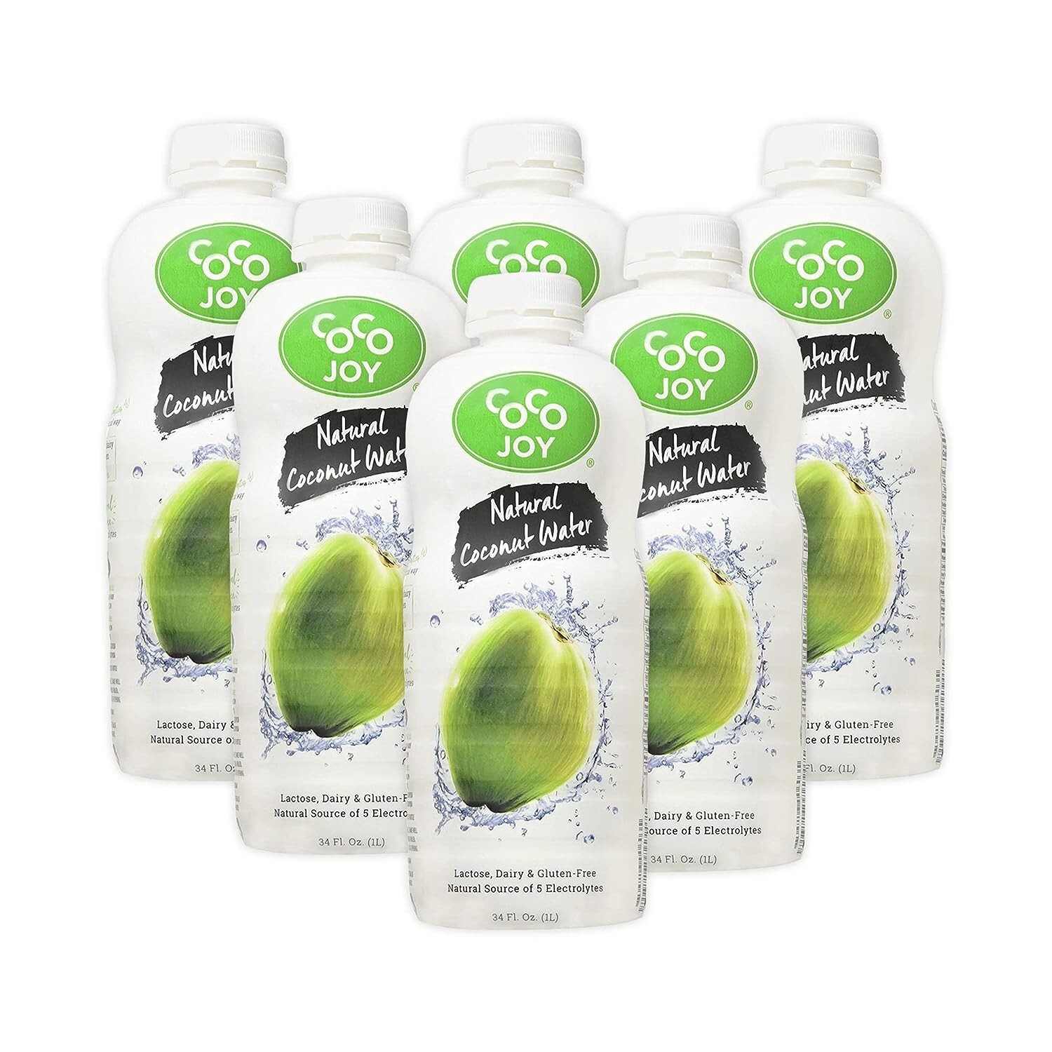 6 Pack - CoCo Joy Natural Coconut Water, 100% Coconut Water, Fresh gallery