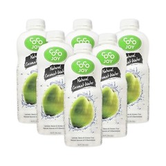 6 Pack – CoCo Joy Natural Coconut Water, 100% Coconut Water, Fresh