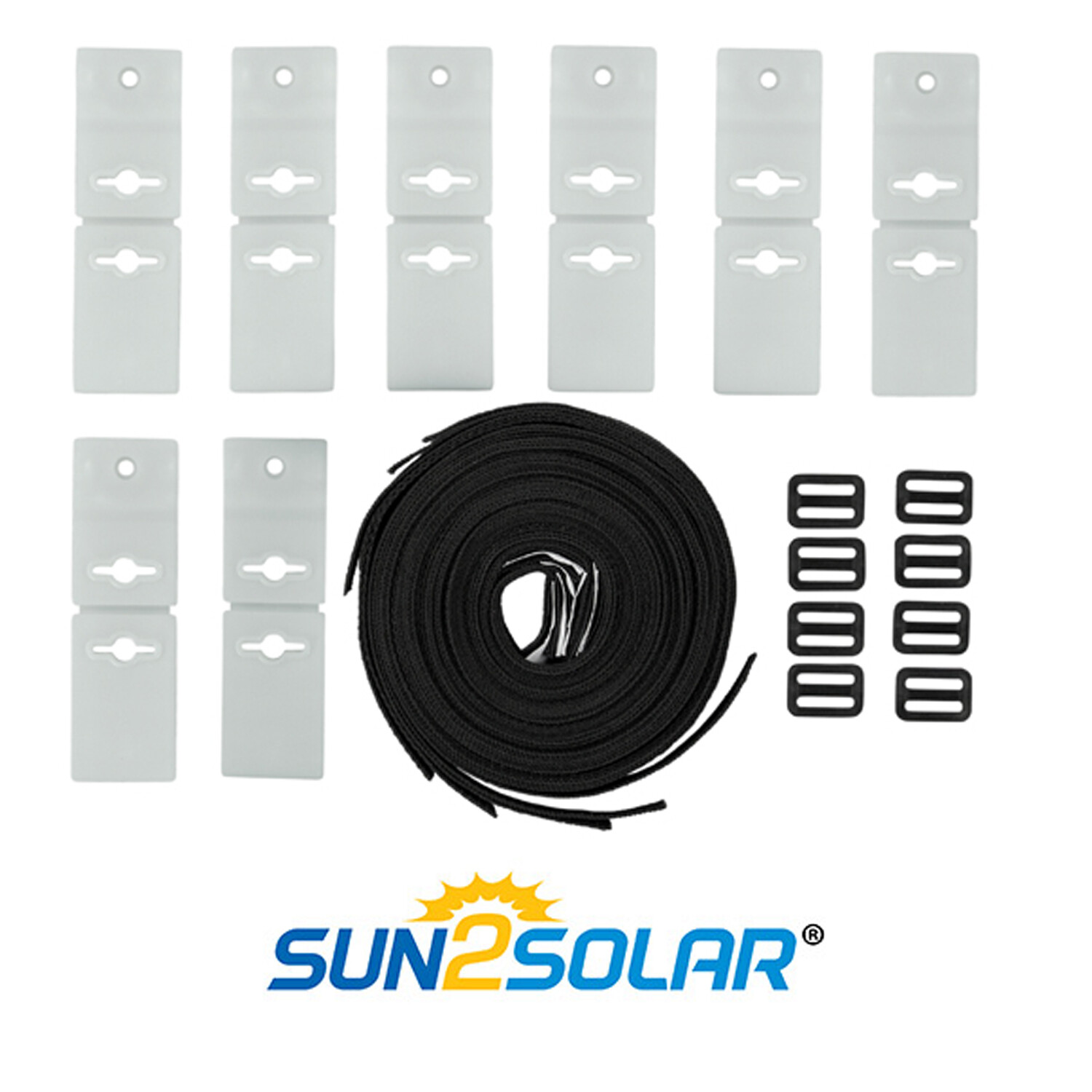 Sun2Solar Universal Solar Reel Strap Kit for Swimming Pool Cover Reels gallery