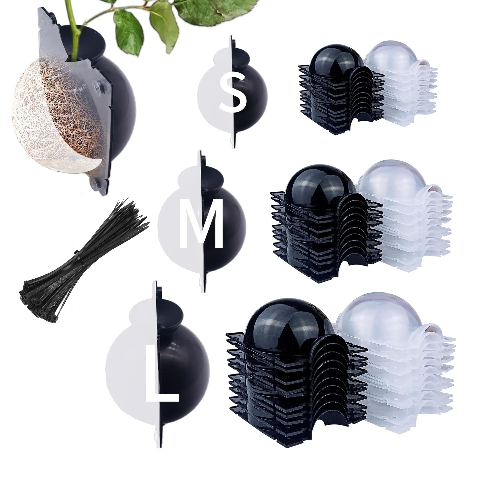 10 PCS Air Layering Propagation Kit -Thicker Version with Reusable Half Trans... gallery