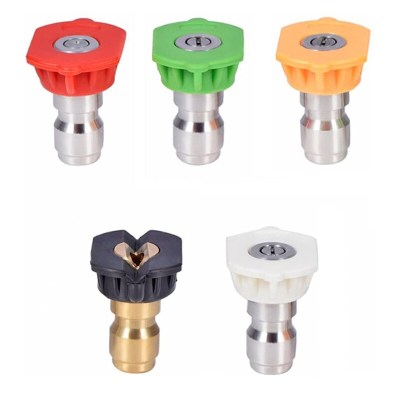 CarCarez Pressure Washer Nozzle Tips Multiple Degrees, 1/4 INCH (2.5 GPM)