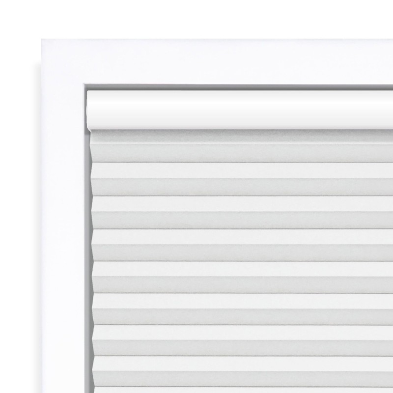 Cordless Polyester Blackout Cellular Shade 1-Piece White 35" W x 72" L gallery
