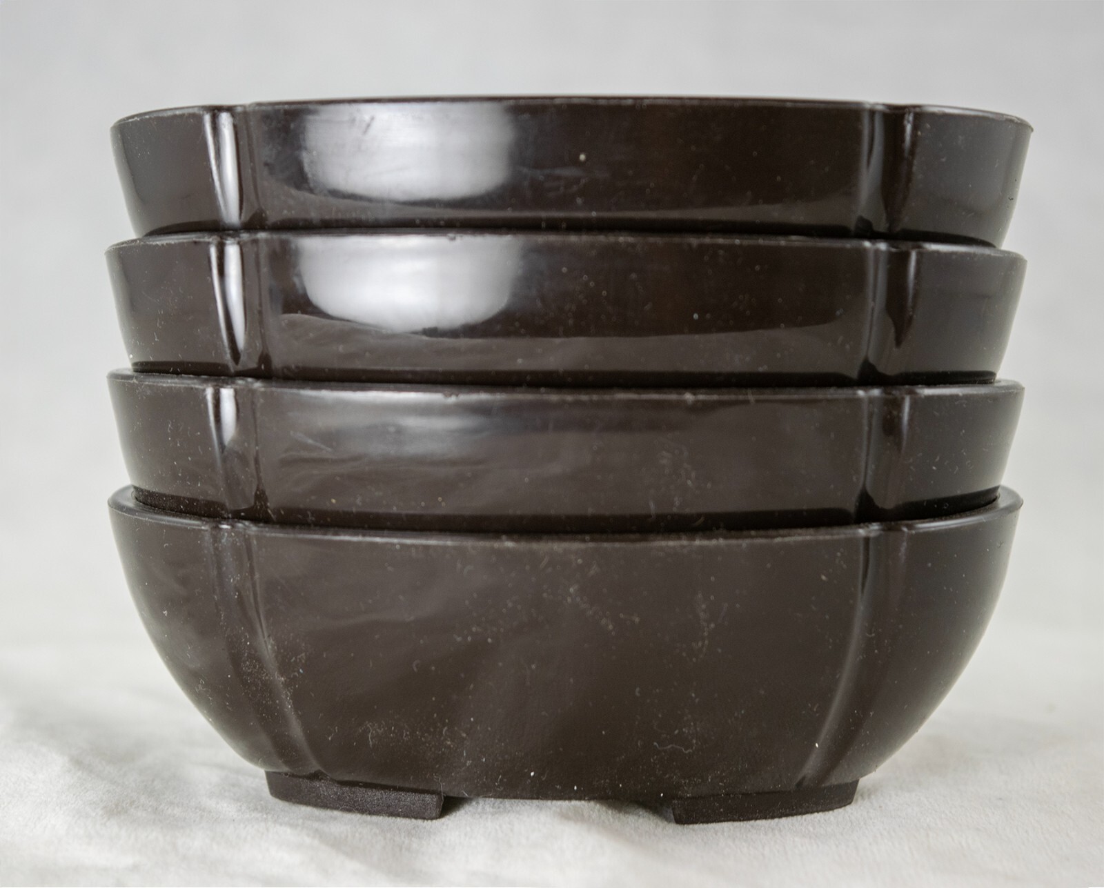 Japanese Lotus Shape Plastic Bonsai Pot, Cactus & Succulent Planter 4.75" - 7.5" gallery