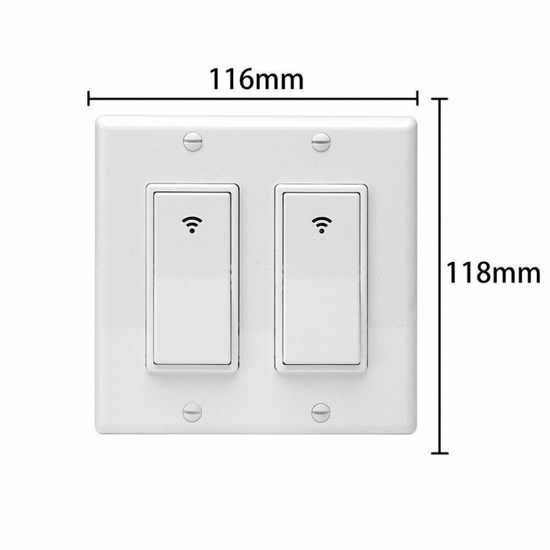 WiFi Smart Switch Wall Light Switch 1/2/3 Gang for Amazon Alexa Google IFTTT gallery