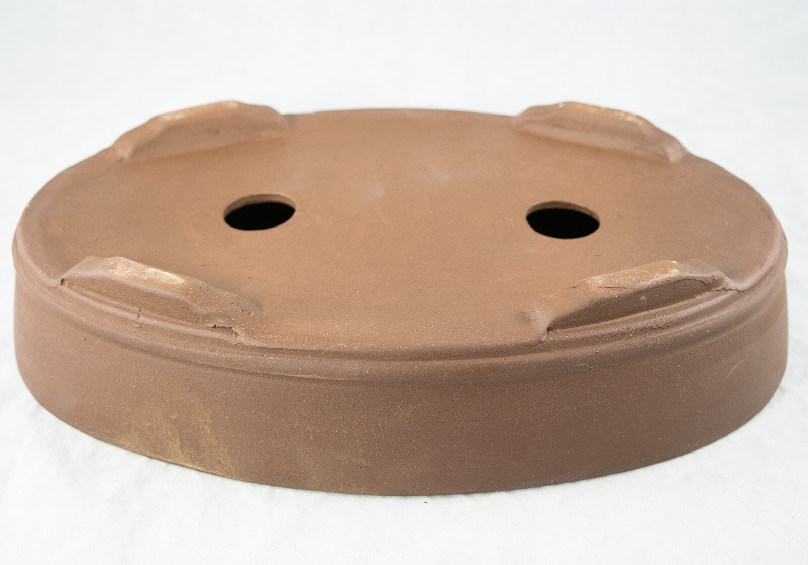 Oval Yixing Zisha Bonsai Pot, Cactus & Succulent Planter 14"x 9.5"x 3.5" + Mesh gallery