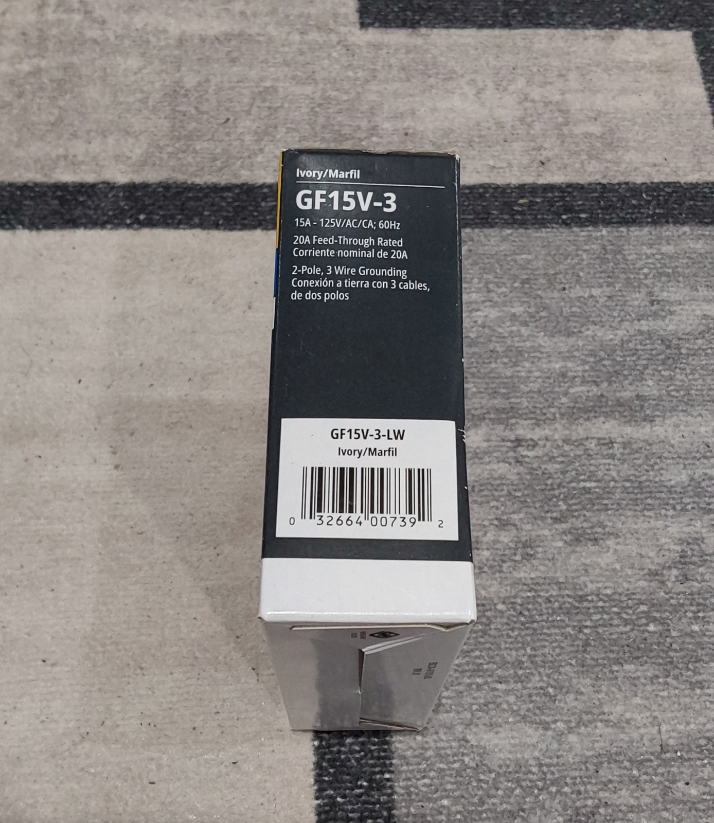 EATON GF15V-3 15 Amp TAMPER RESISTANT GFCI RECEPTACLES 3-PACK Ivory NEW F4 gallery