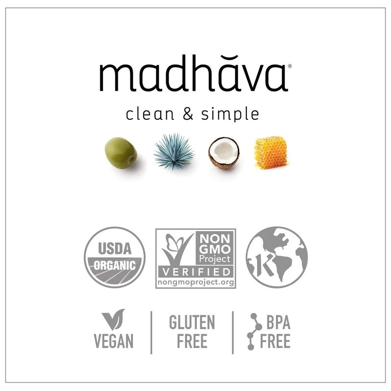 2-Pack MADHAVA Organic Light Agave 100% Pure Blue Agave Nectar Sweetener 46oz gallery