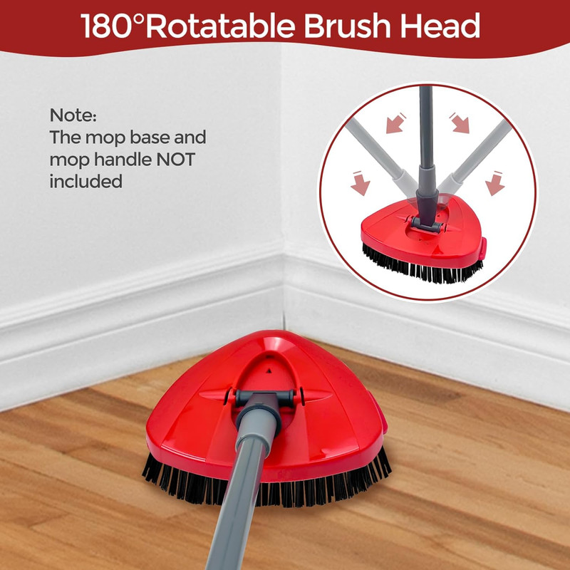 Scrub Brush, 2 Pack Spin Mop Scrub Brush Head Compatible for O Cedar Easywring gallery