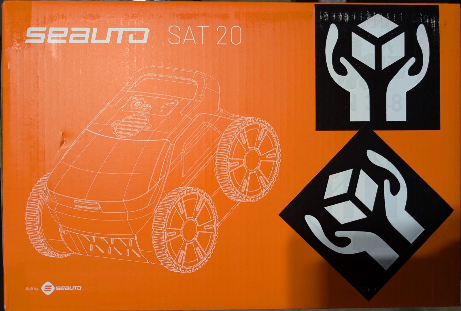Seauto SAT 20 Robotic Pool Cleaner Pool Vacuum for Inground Pools Wall Climbing gallery