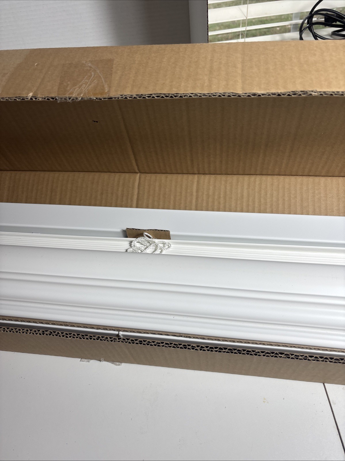 New Lotus & Windoware Cordless, 2 Inch Faux Wood Blind Window Blinds 34.5” x 60” gallery