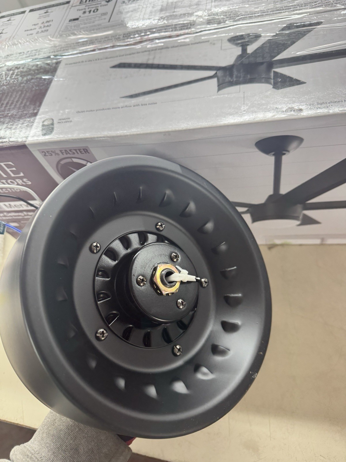 HDC Merwry 52 in. Matte Black Replacement Fan Motor 1001236066 gallery