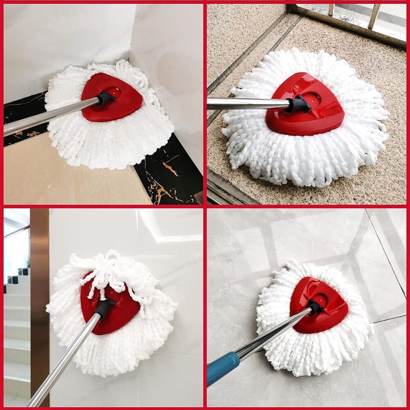 Replacement Microfiber Mop HEAD For O-Cedar Spin Mop Easy Clean Wring Refill gallery