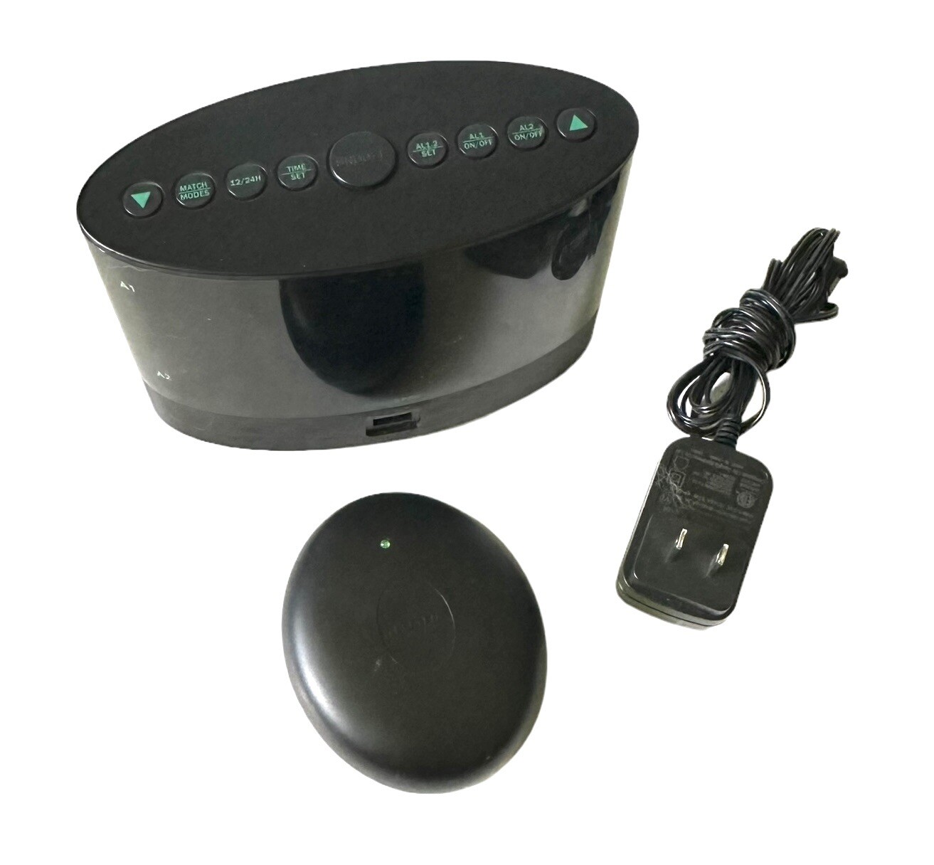 Extra Loud Alarm Clock w/ Wireless Bed Shaker Vibrating for Heavy Sleepers Deaf gallery