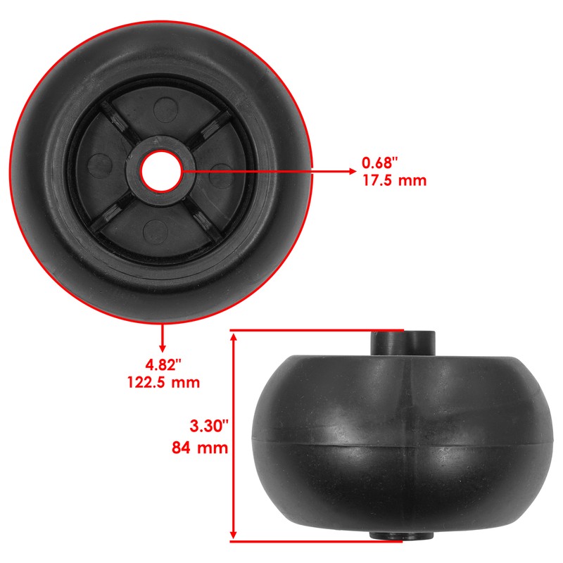 66" Deck Wheel Roller for Dixie Chopper Xcaliber 3566KW35 4066VGE40 HP / 300365 gallery