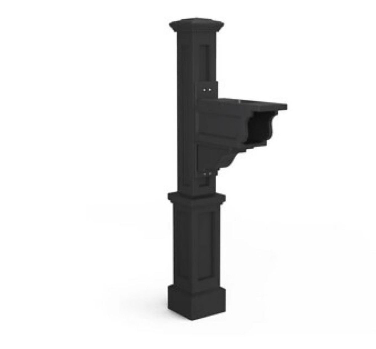 MAYNE MP5802BK Dover Single Arm Mail Post- Black Finish gallery