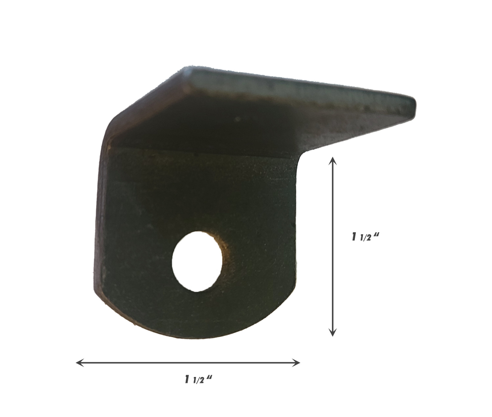 Weld on Tab Steel Angle 90° L Tabe Brackets 1 1/2" X 1 1/2" X 1 1/2" X 1/8" gallery