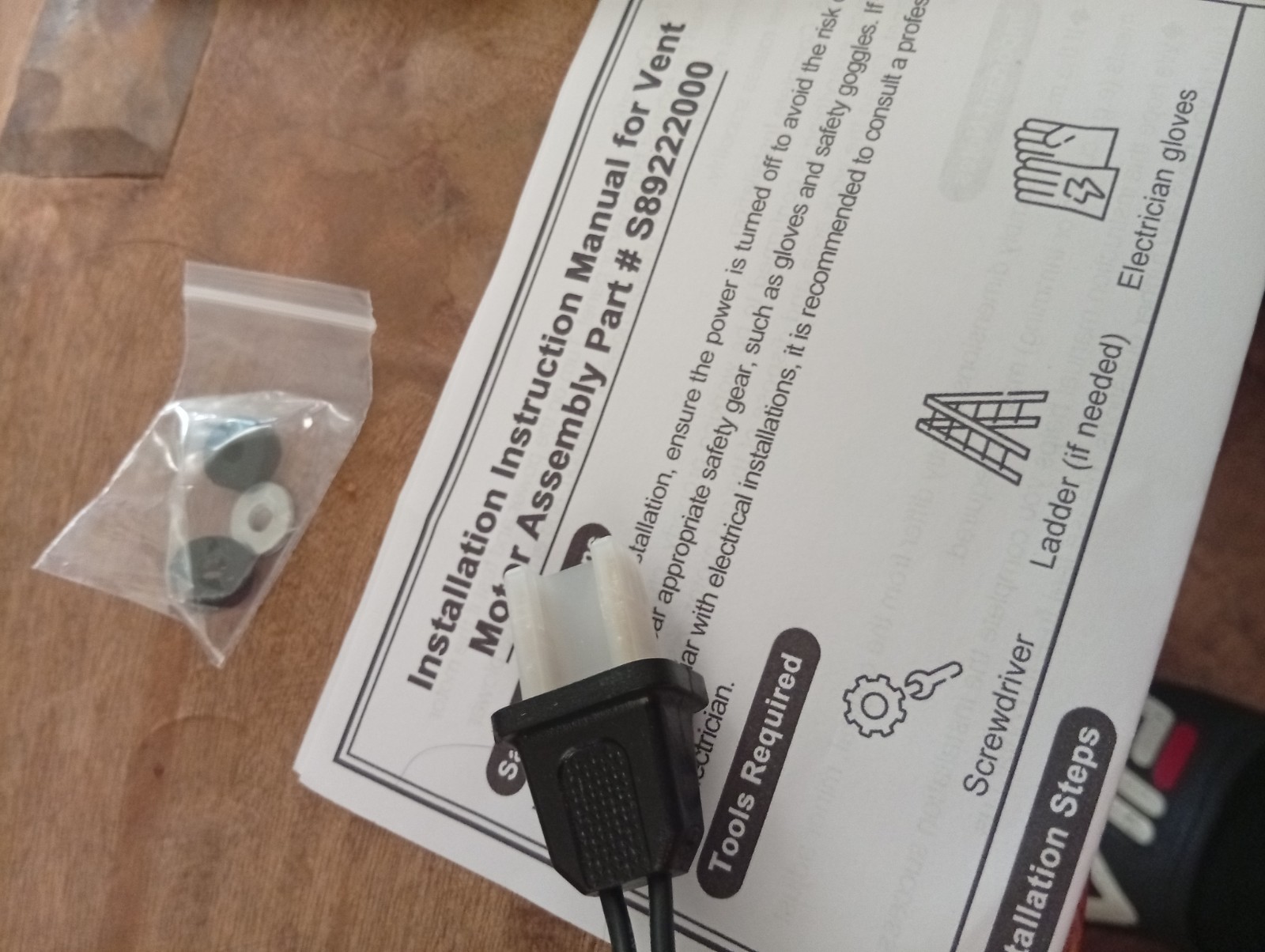 S89222000 Motor Assembly - Super Quiet & High Airflow Upgrade Replacement for gallery