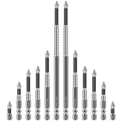 Alloy HighMagnetic Screwdriver Drill Bit Set, 12Pcs Impact Phillips Bits, Non…
