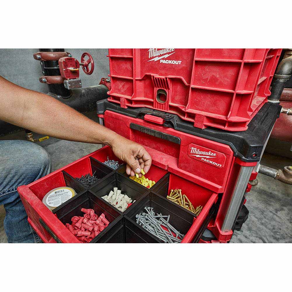Milwaukee 48-22-8442 PACKOUT Impact Resistant 2-Drawer Tool Box, 50lbs Capacity gallery