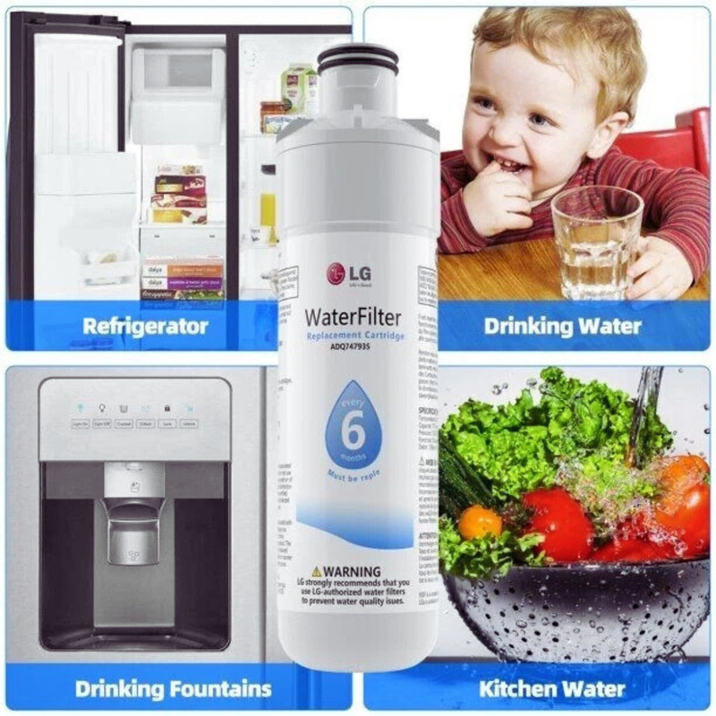 For LT1000P ADQ747935 1 PACK Refresh Refrigerator Ice Water Filter US Stock gallery