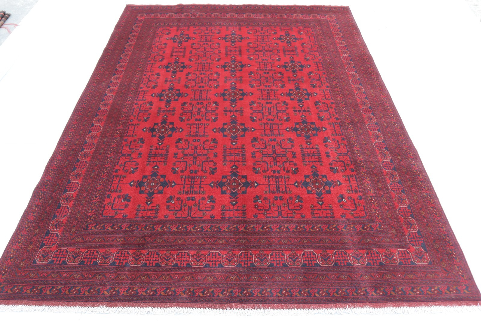 Custom Size Afghan Oriental Rug- Fine Khal Mohammedi Rug- Tribal Living Room Rug gallery