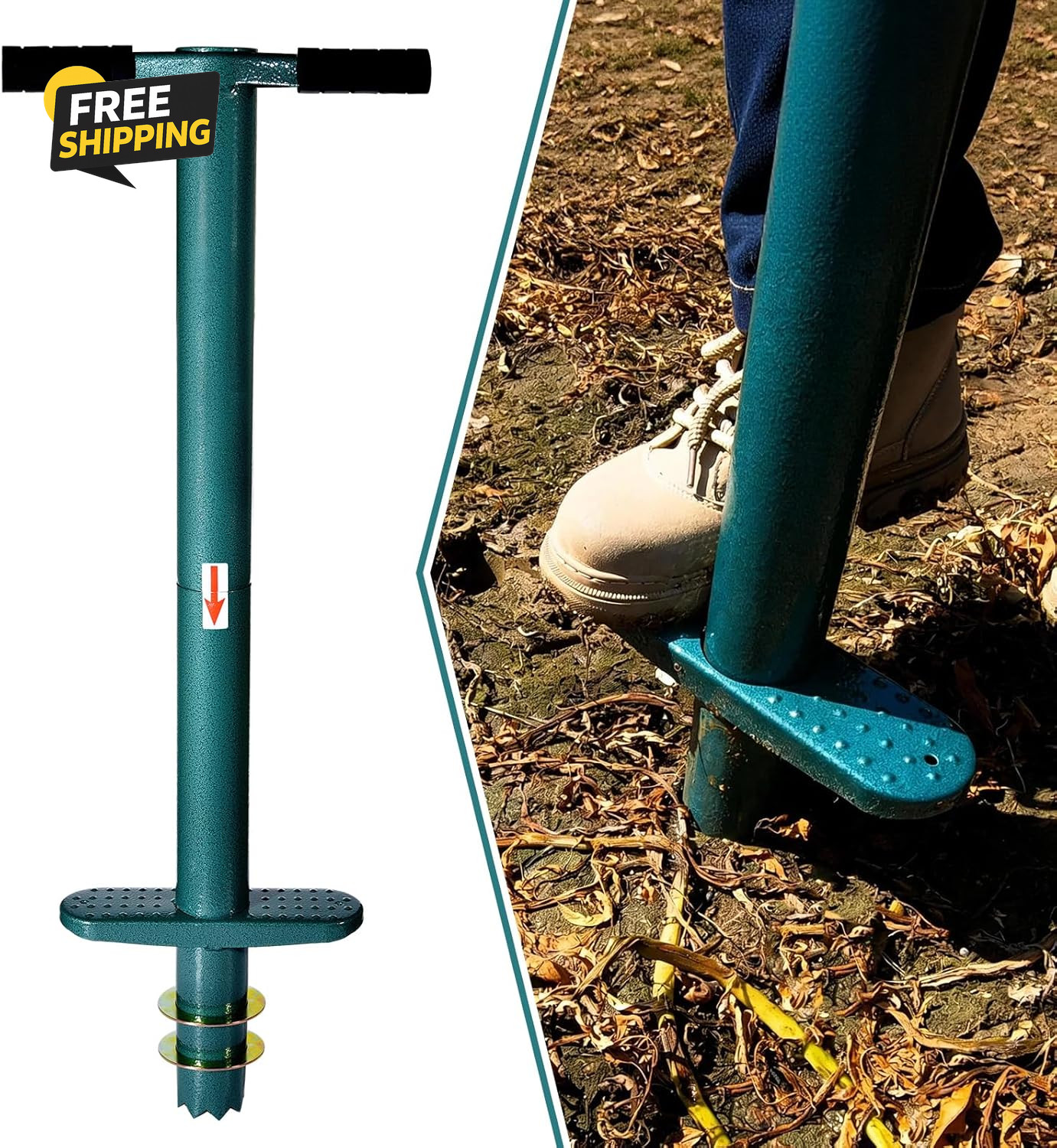 Sod Plugger Bulb Planter Planting Tool, Easy to Assemble Garden Trasnplanter gallery