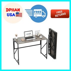 Modern Foldable Computer Desk – No Assembly Needed, Ideal for Small Spaces