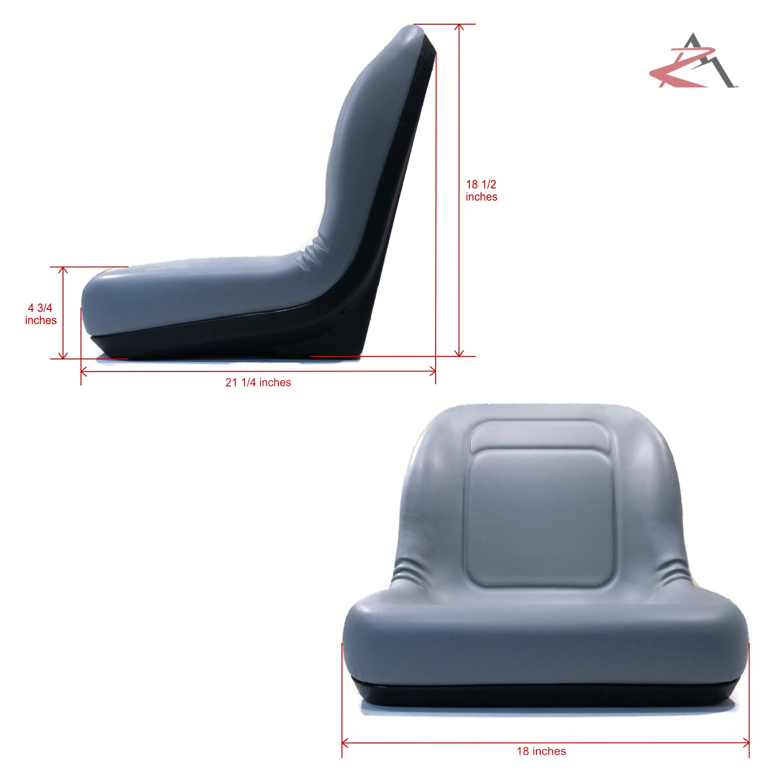 HIGH BACK SEAT for Toro Timecutter SS Mowers 99-7281 106-6672 112-2923 119-8829 gallery