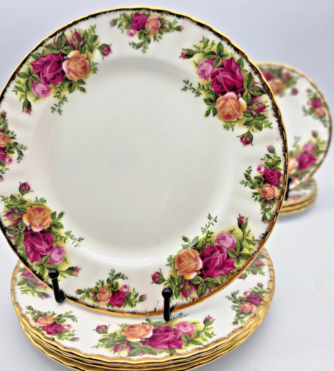 Your Choice: ROYAL ALBERT Old Country Roses Bone China England | plates| goblets gallery