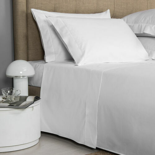 FRETTE LUXURY PERCALE CAL KING 4 PC SHEET SET WHITE NEW WITH TAGS gallery