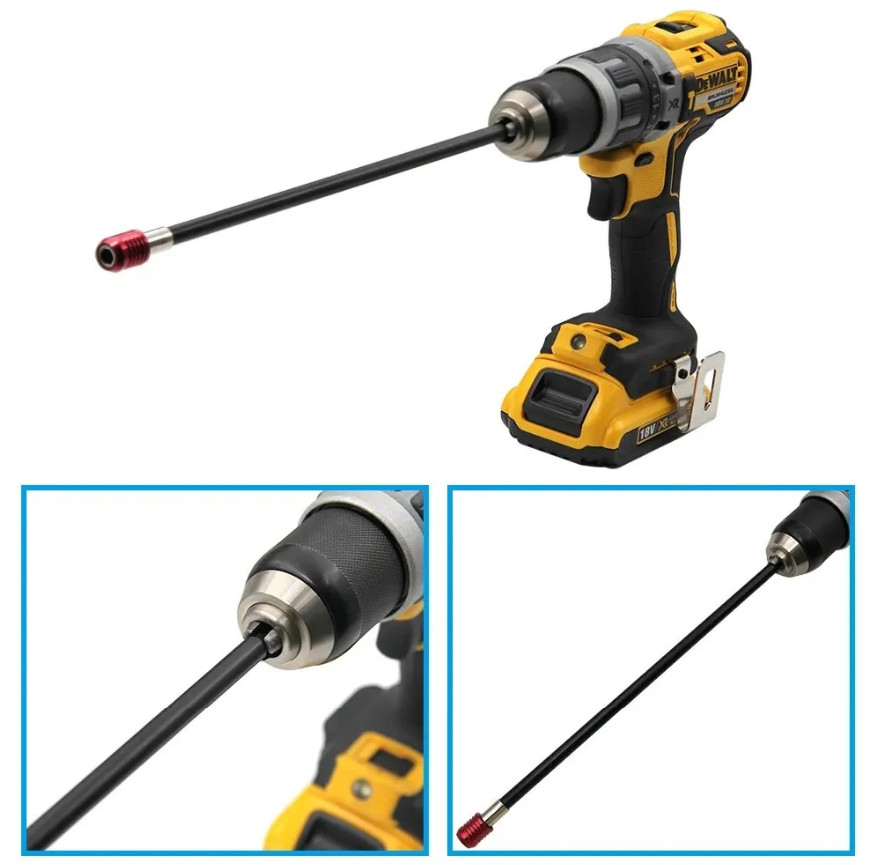 1pc 300mm/11.8in Quick Release Screwdriver Extension Rod Hex Handle Tool Bar gallery