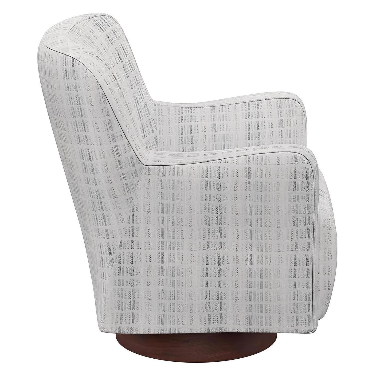 Mist Fabric Swivel Accent Chair (2-Pack) gallery