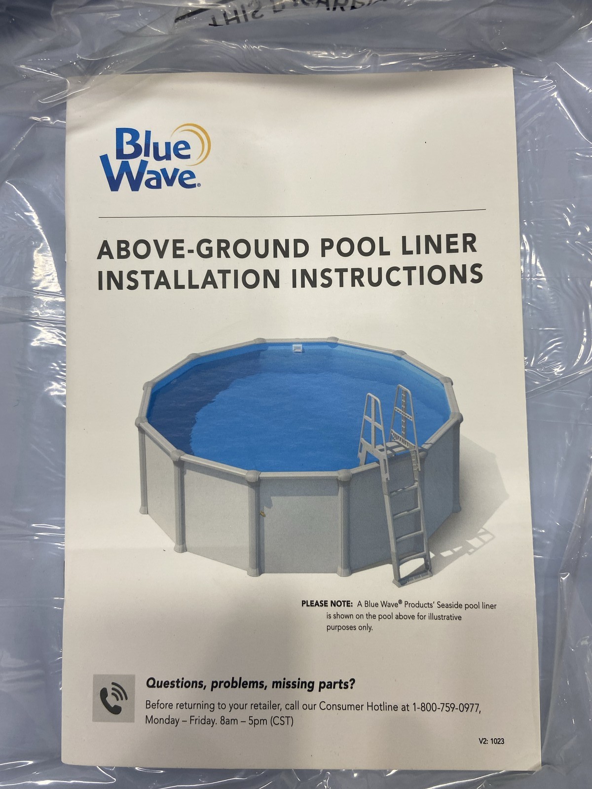 Blue Wave Overlap 27'x48/54" Above Ground Round Pool Liner Evening Bay NL506-20 gallery