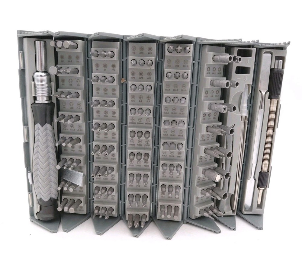 Cylindrical Screwdriver Compact Set Kit 126 in 1 Precision Screwdriver Set tools