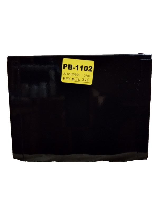 Black Metal Lock Box• Removable Shelf• 2 Keys• 13L x 9W x 7H• Great 4 Handguns! gallery