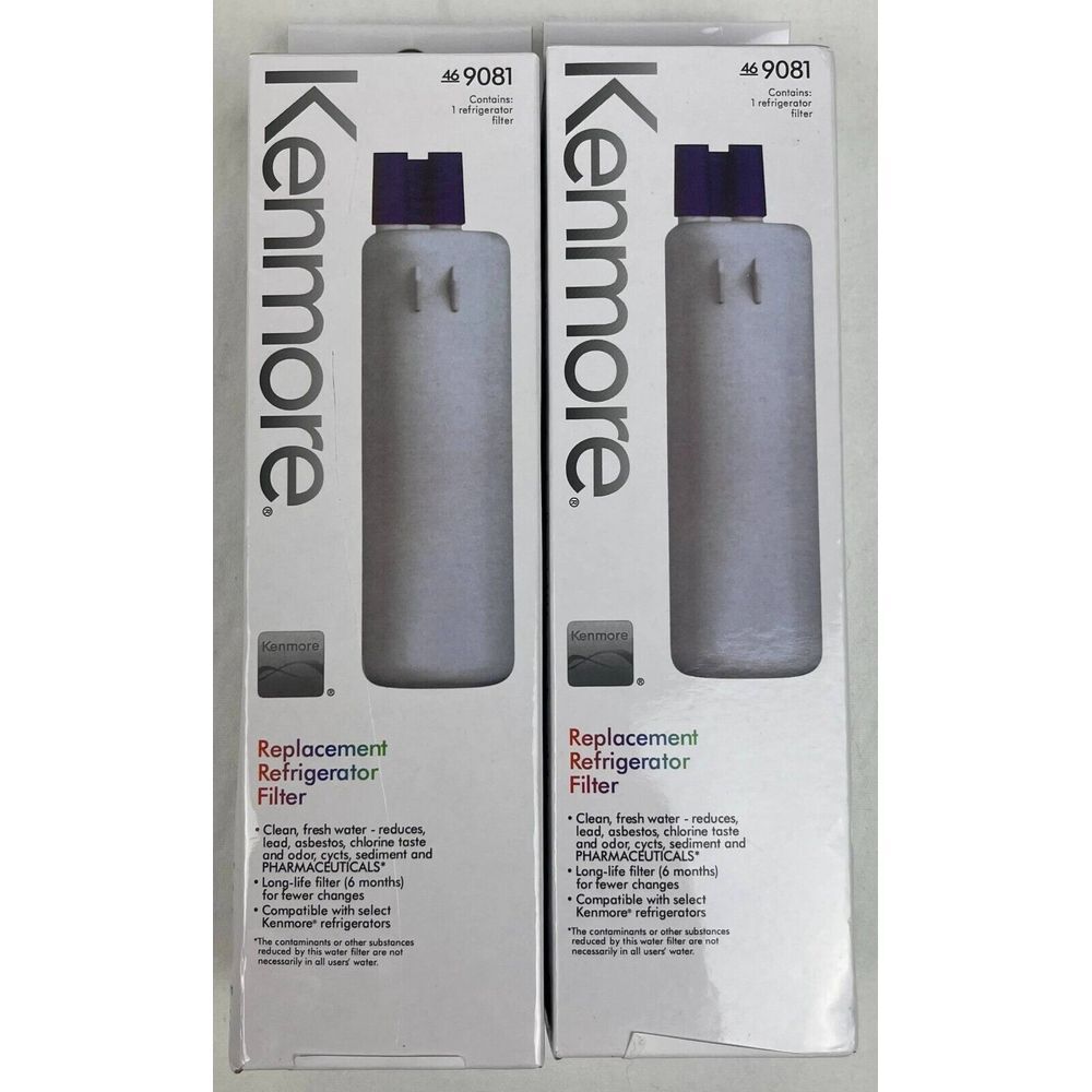 2 Pack Kenmore 9081 Replacement Refrigerator Water Filter 46-9081 Sealed gallery