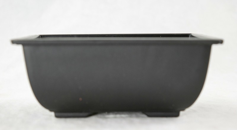 4 Rectangular Black Plastic Cactus Succulent, Bonsai Training Pot 5"x 3.5"x 2" gallery